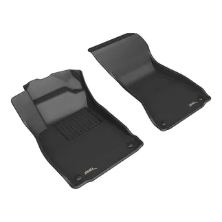 3D MAXpider Kagu 1st Row Floormat For 17-19 Audi A4 / S4 / A5 / S5 - Black